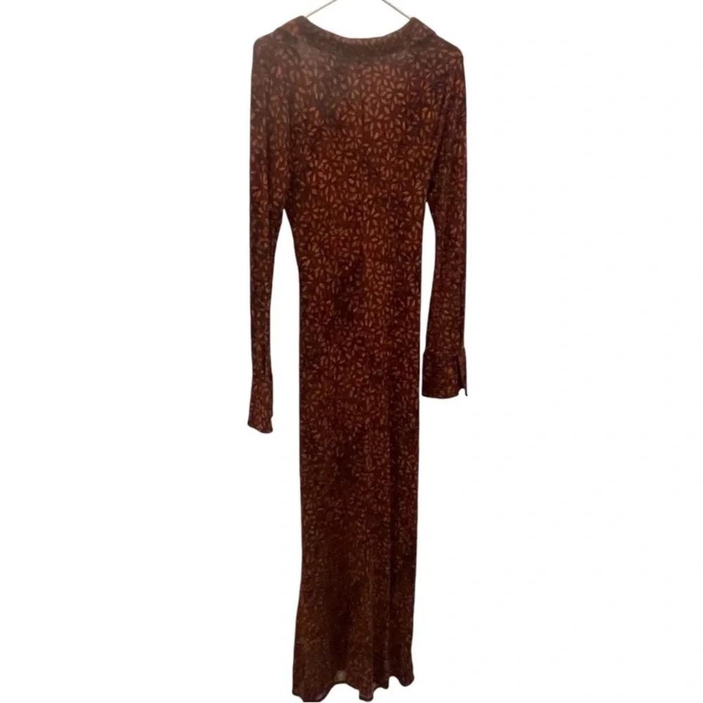 Free People Shayla Wrap Midi Dress.Size L